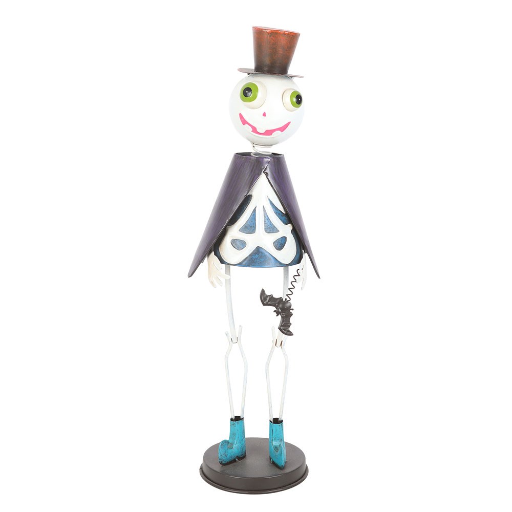 Gothic Gifts Hanging Decoration Top Hat Metal Skeleton Ornament - QHA UK
