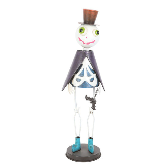 Gothic Gifts Hanging Decoration Top Hat Metal Skeleton Ornament - QHA UK