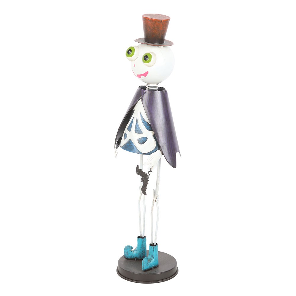 Gothic Gifts Hanging Decoration Top Hat Metal Skeleton Ornament - QHA UK