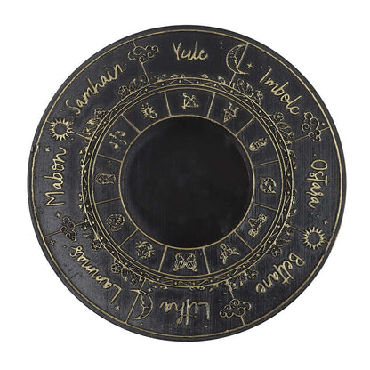 Gothic Gifts Candle Holder Wheel of the Year Tealight - QHA UK
