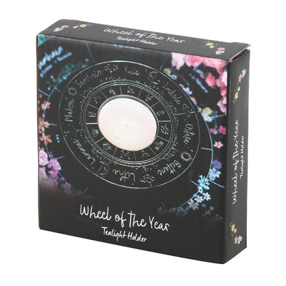 Gothic Gifts Candle Holder Wheel of the Year Tealight - QHA UK