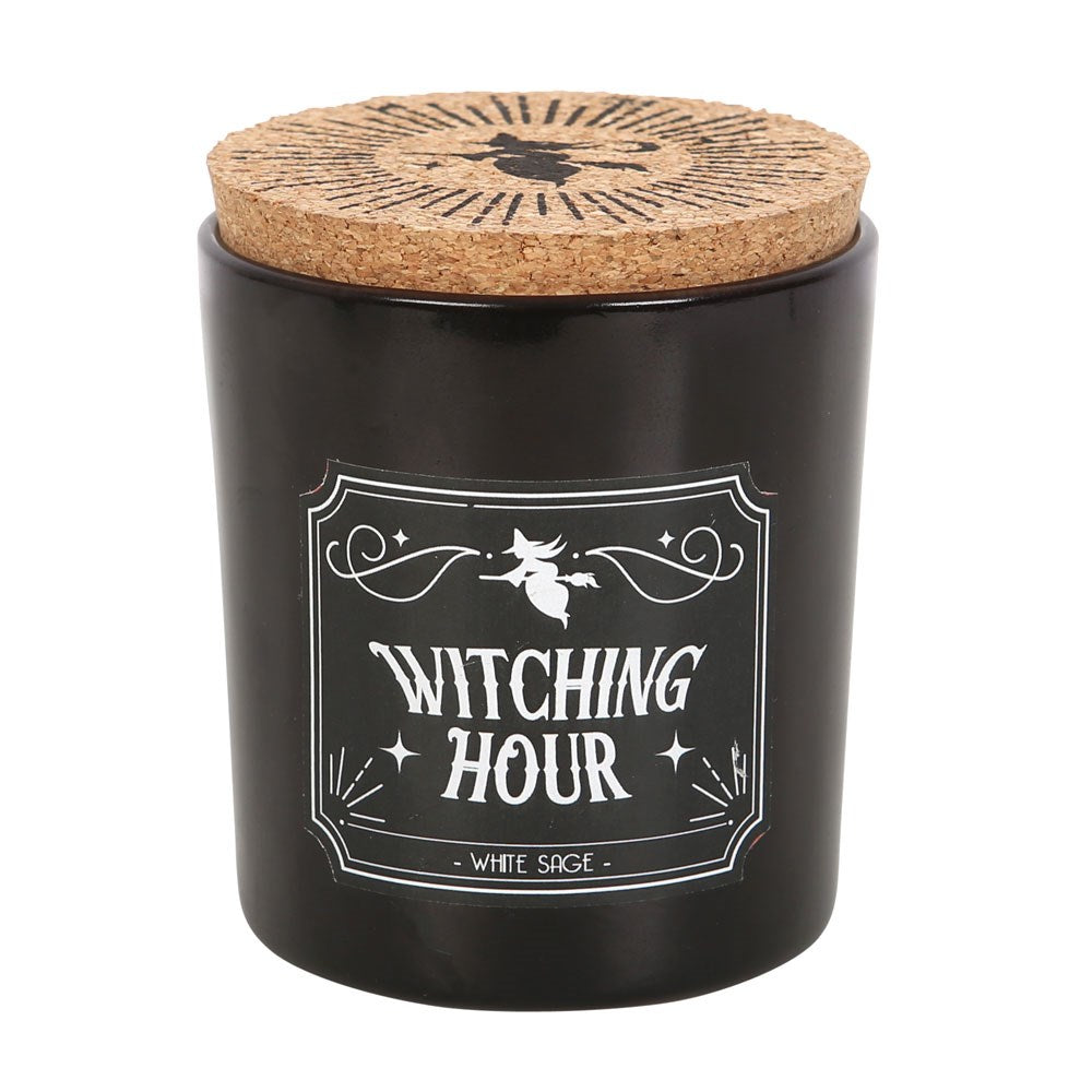 Gothic Gifts Scented Candle Witching Hour White Sage - QHA UK