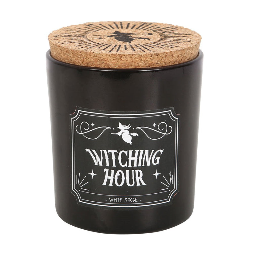 Gothic Gifts Scented Candle Witching Hour White Sage - QHA UK