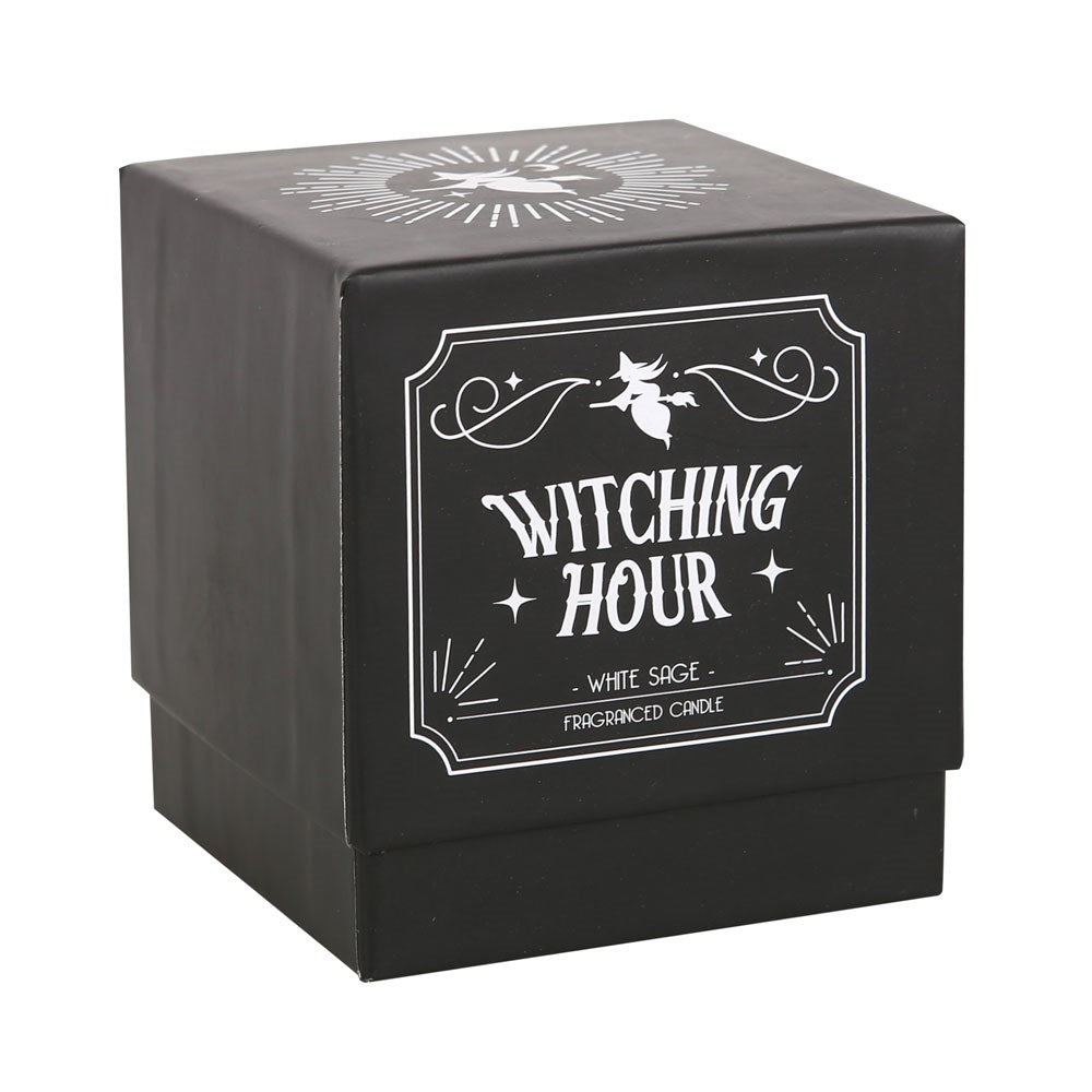 Gothic Gifts Scented Candle Witching Hour White Sage - QHA UK