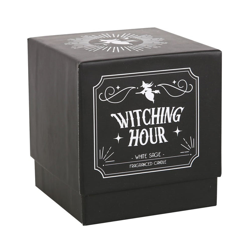 Gothic Gifts Scented Candle Witching Hour White Sage - QHA UK