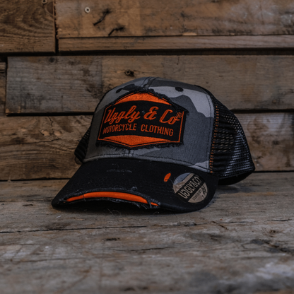 Grey Camo Diamond Cap - QHA UK