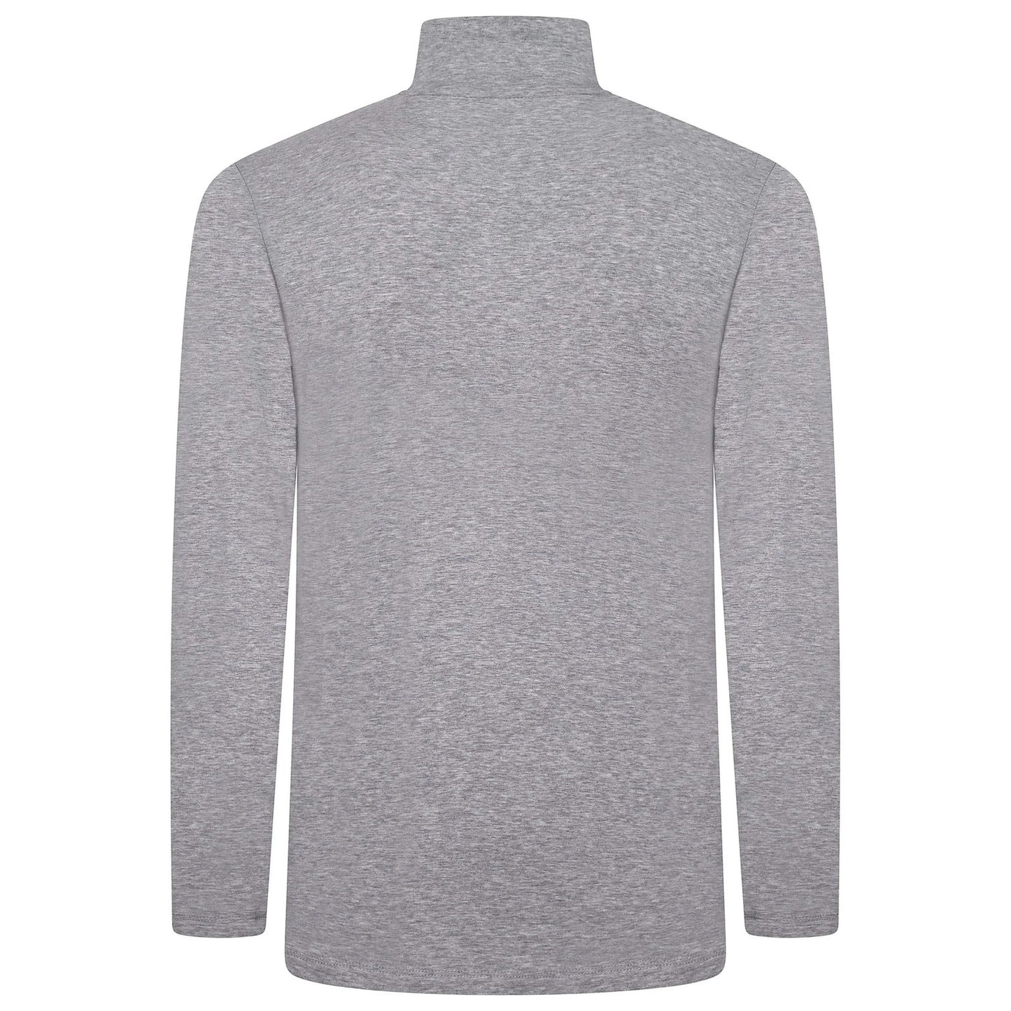 Mens Thermal Quarter Zip Pullover Stretch Lightweight Layering Top - Zip Detail - QHA UK