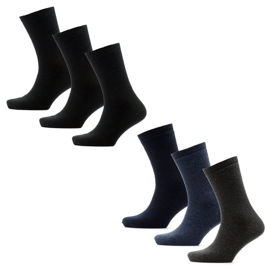 HeatGuard 3 Pairs Mens Thermal Socks Winter Warm Work Socks UK 7-11 - QHA UK