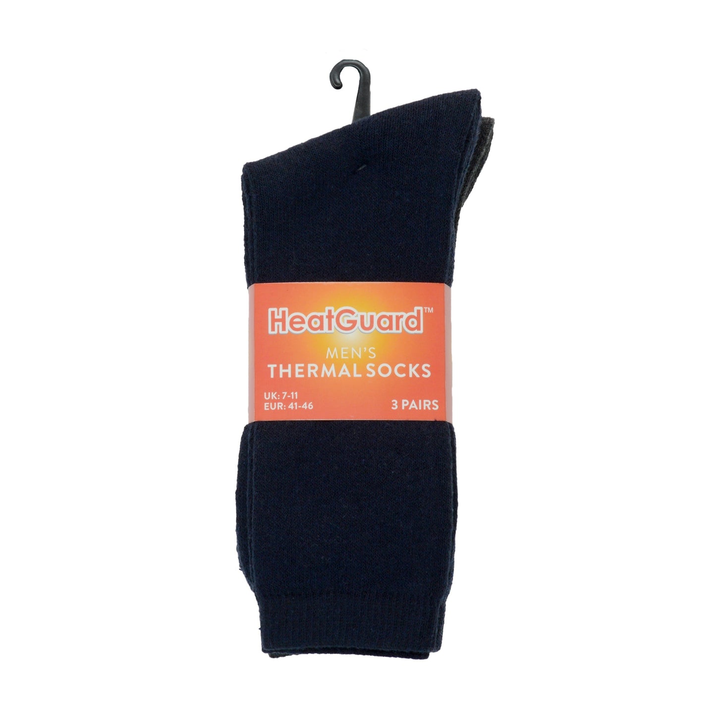 HeatGuard 3 Pairs Mens Thermal Socks Winter Warm Work Socks UK 7-11 - QHA UK