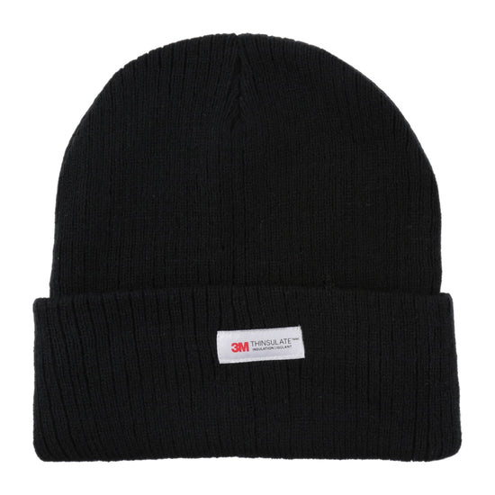HeatGuard Thinsulate Ribbed Thermal Beanie Hat - QHA UK