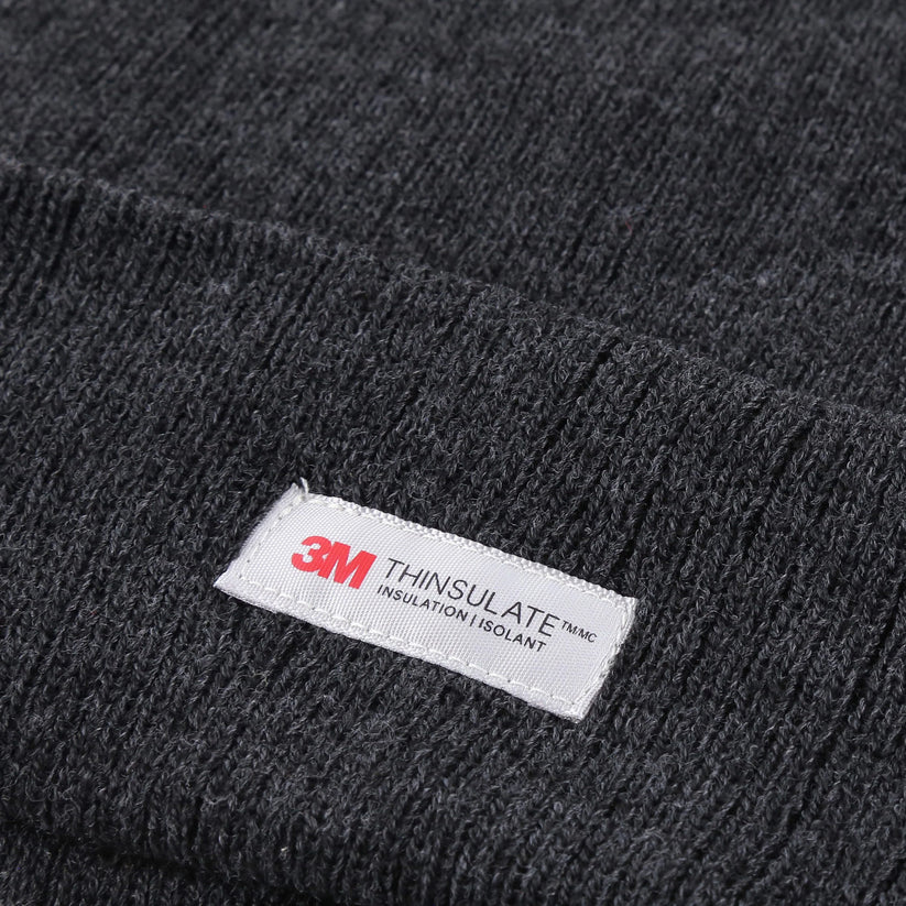 HeatGuard Thinsulate Ribbed Thermal Beanie Hat - QHA UK