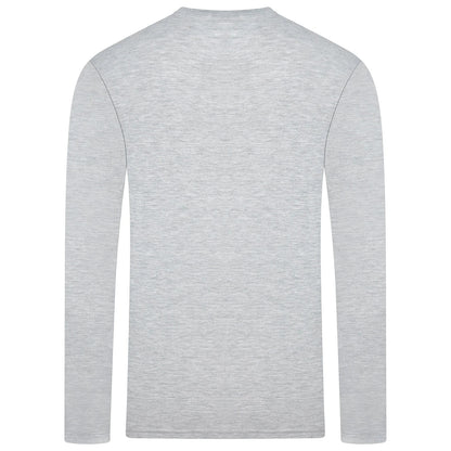 Mens Henley Long Sleeve T Shirt Waffle Knit Cotton Casual Top | Qualit - Sleeve Detail - QHA UK