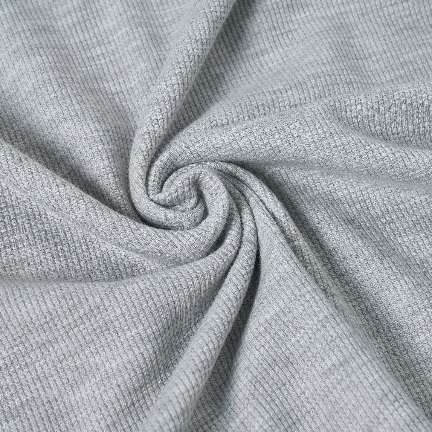 Mens Henley Long Sleeve T Shirt Waffle Knit Cotton Casual Top | Qualit - Sleeve Detail - QHA UK