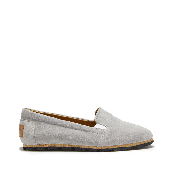Hugs & Co Womens Dove Grey Suede Continental Espadrilles EU 36-42 - QHA UK