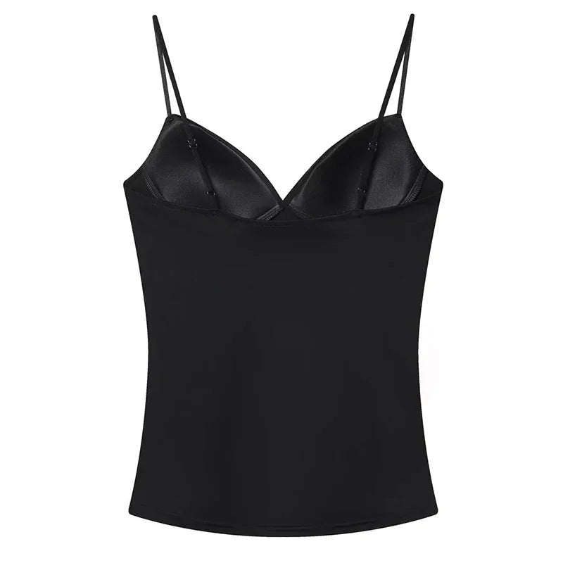 Womens Corset Crop Top Backless Camisole Bustier Bodycon Strap Top - QHA UK