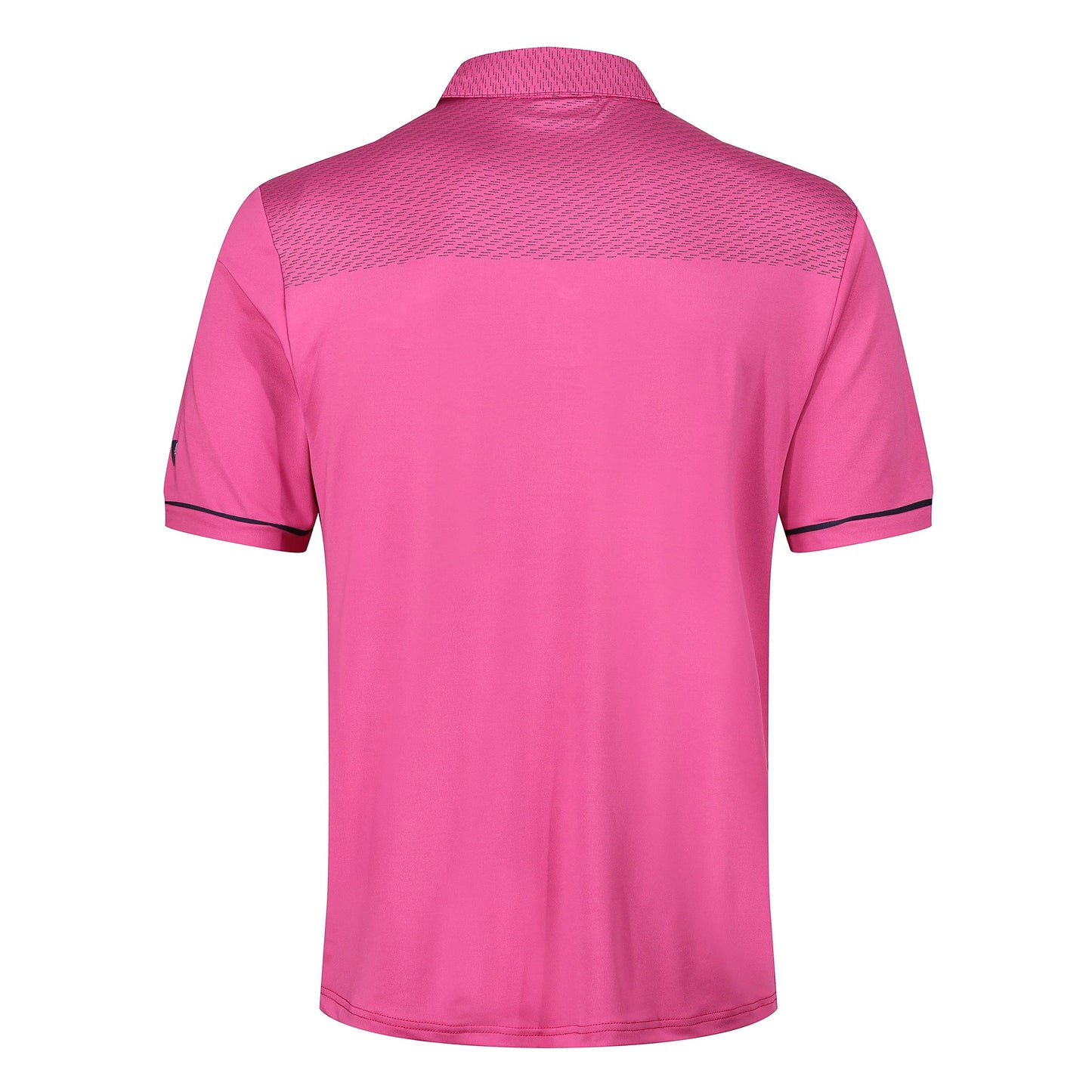 Island Green Golf Polo Shirt Mens Stretch Breathable Dash Print Casual - Pattern Detail - QHA UK