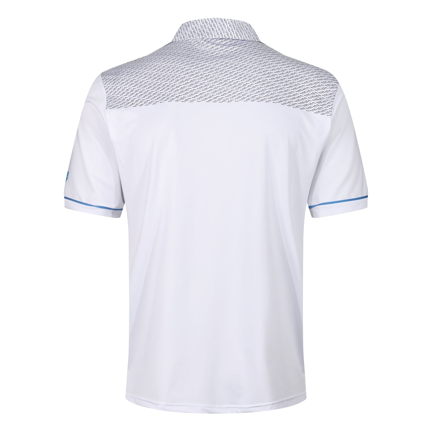 Island Green Golf Polo Shirt Mens Stretch Breathable Dash Print Casual - Pattern Detail - QHA UK