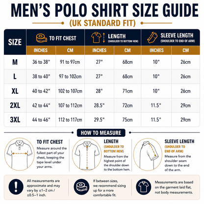 Mens Golf Polo Shirt Stretch Breathable Quick Dry Sports Casual Top | - QHA UK