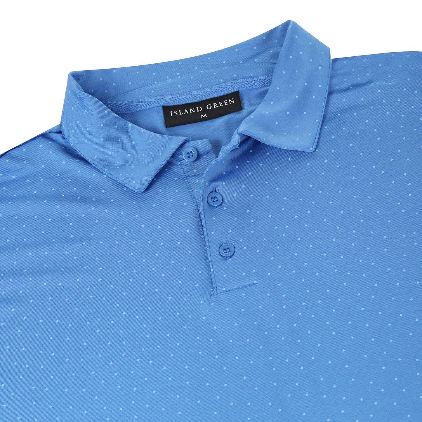 Mens Golf Polo Shirt Stretch Breathable Quick Dry Sports Casual Top | - QHA UK