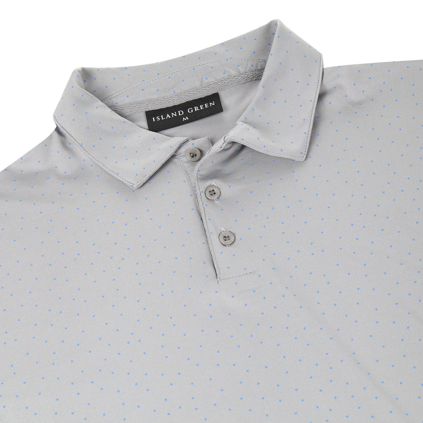 Mens Golf Polo Shirt Stretch Breathable Quick Dry Sports Casual Top | - QHA UK