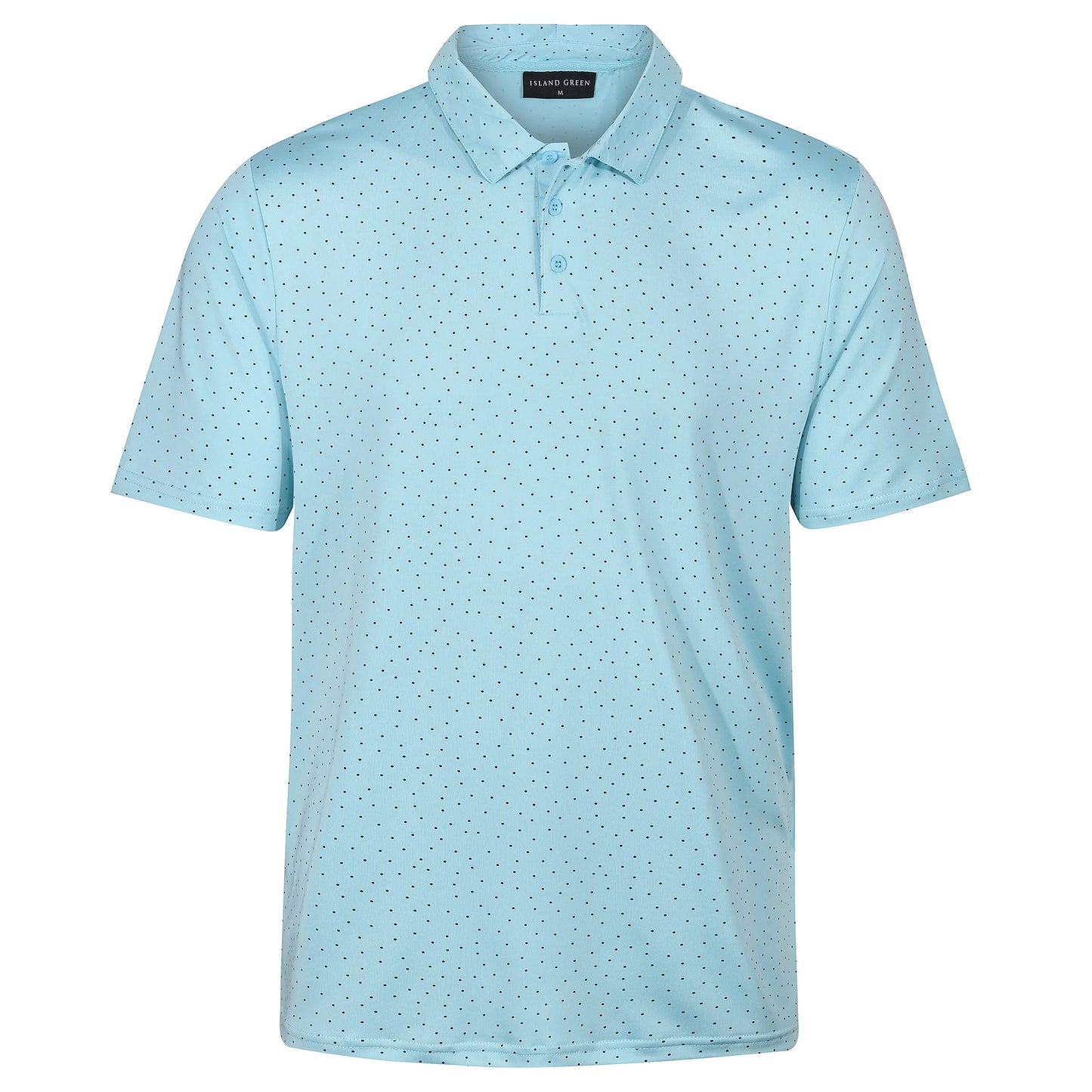 Mens Golf Polo Shirt Stretch Breathable Quick Dry Sports Casual Top | - QHA UK