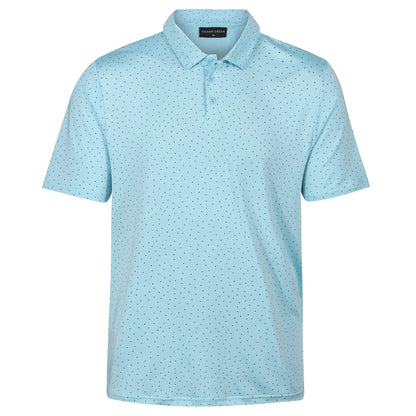 Mens Golf Polo Shirt Stretch Breathable Quick Dry Sports Casual Top | - QHA UK