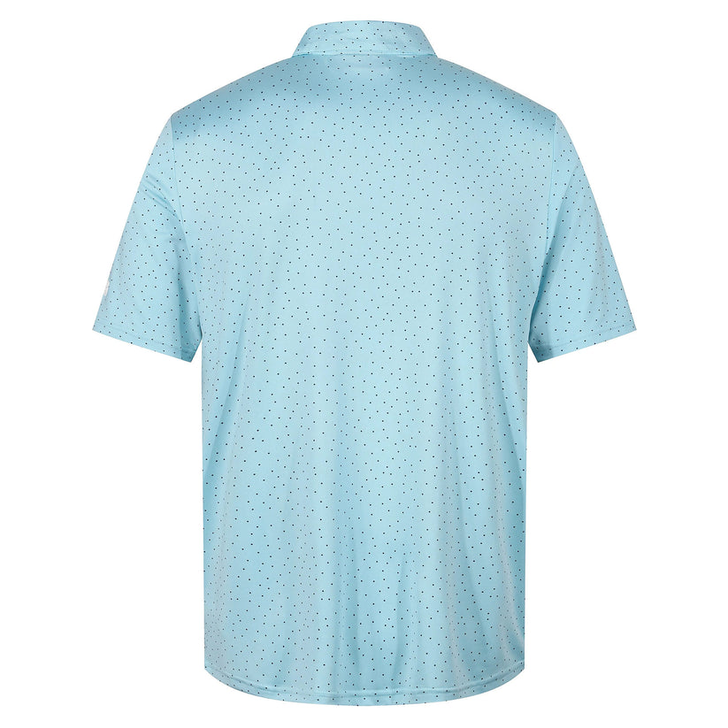 Mens Golf Polo Shirt Stretch Breathable Quick Dry Sports Casual Top | - QHA UK