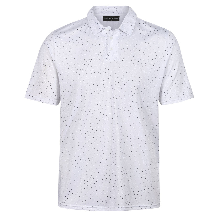 Mens Golf Polo Shirt Stretch Breathable Quick Dry Sports Casual Top | - QHA UK