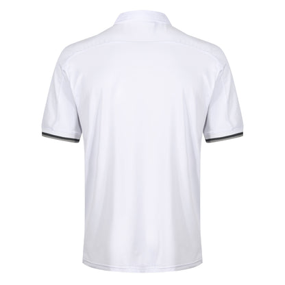 Island Green Golf Polo Shirt Mens Geometric Stretch Breathable Top | P - QHA UK