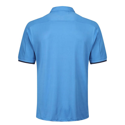 Island Green Golf Polo Shirt Mens Geometric Stretch Breathable Top | P - QHA UK