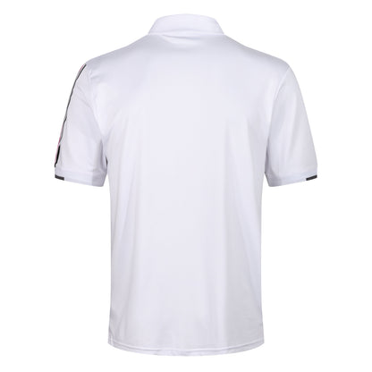 Mens Golf Polo Shirt UV Protection Breathable Stretch Sport Casual Top - QHA UK