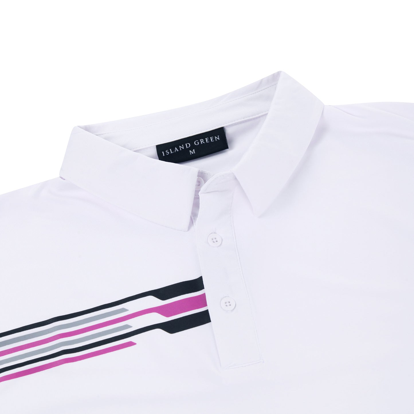 Mens Golf Polo Shirt UV Protection Breathable Stretch Sport Casual Top - QHA UK