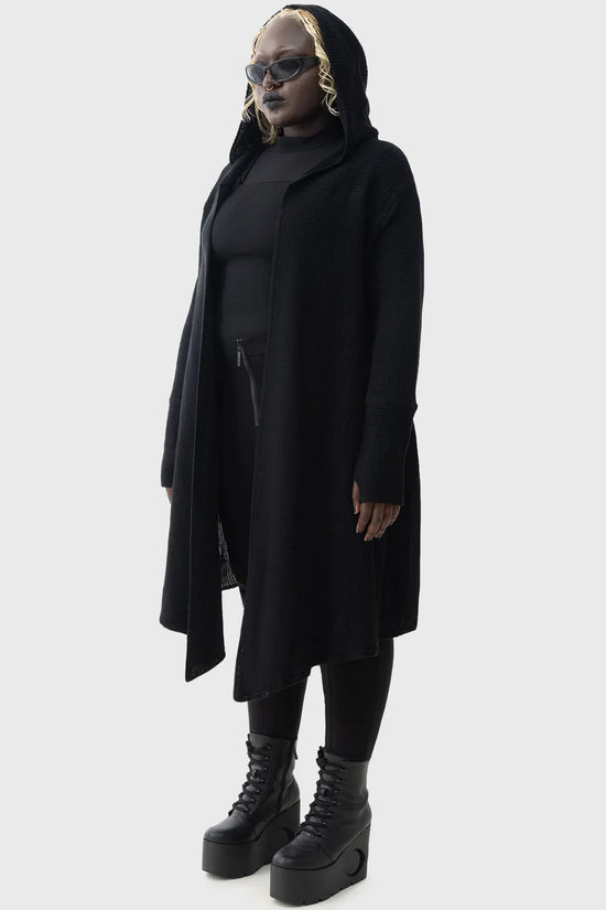 Killstar Women's Cardigan Last Quarter Hooded UK 8-22 - QHA UK