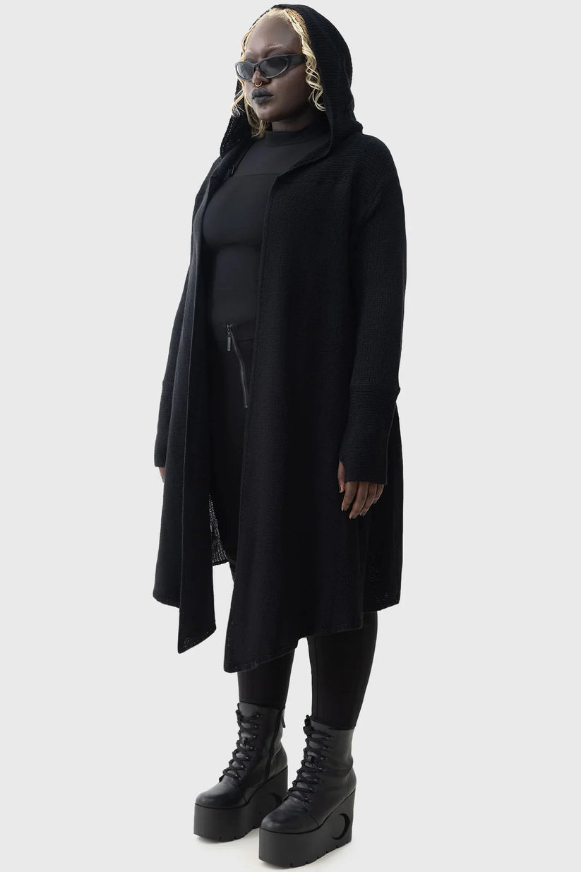 Killstar Women's Cardigan Last Quarter Hooded UK 8-22 - QHA UK