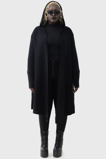 Killstar Women's Cardigan Last Quarter Hooded UK 8-22 - QHA UK