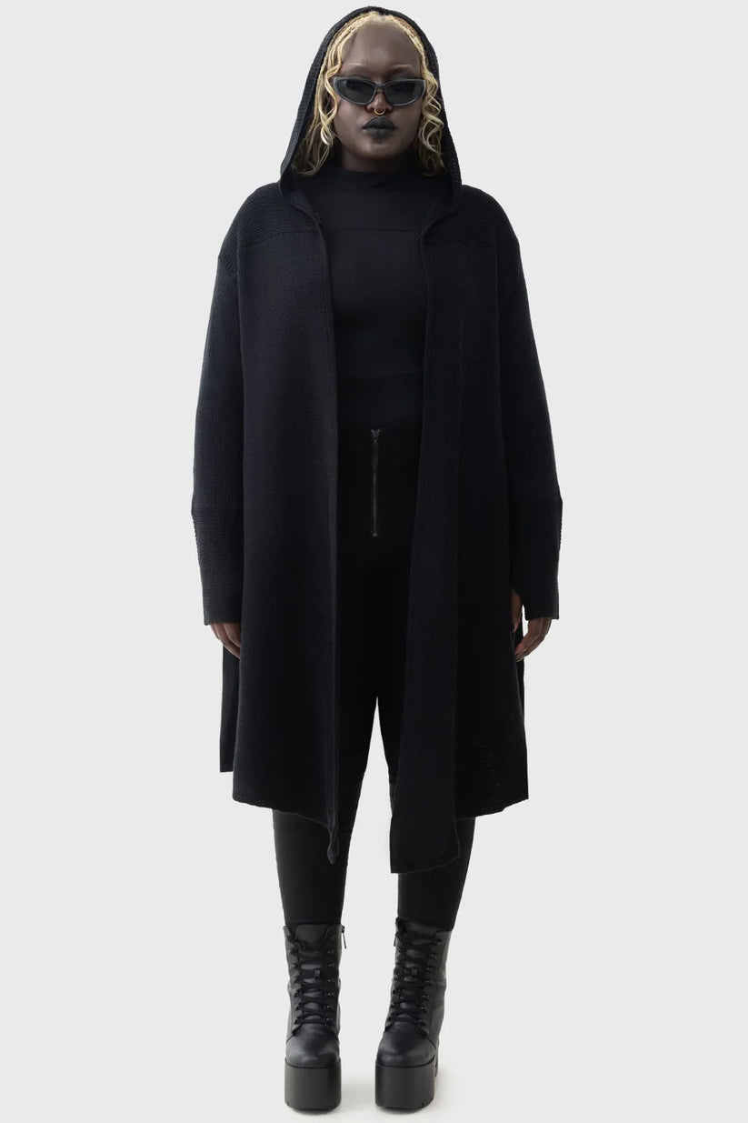 Killstar Women's Cardigan Last Quarter Hooded UK 8-22 - QHA UK