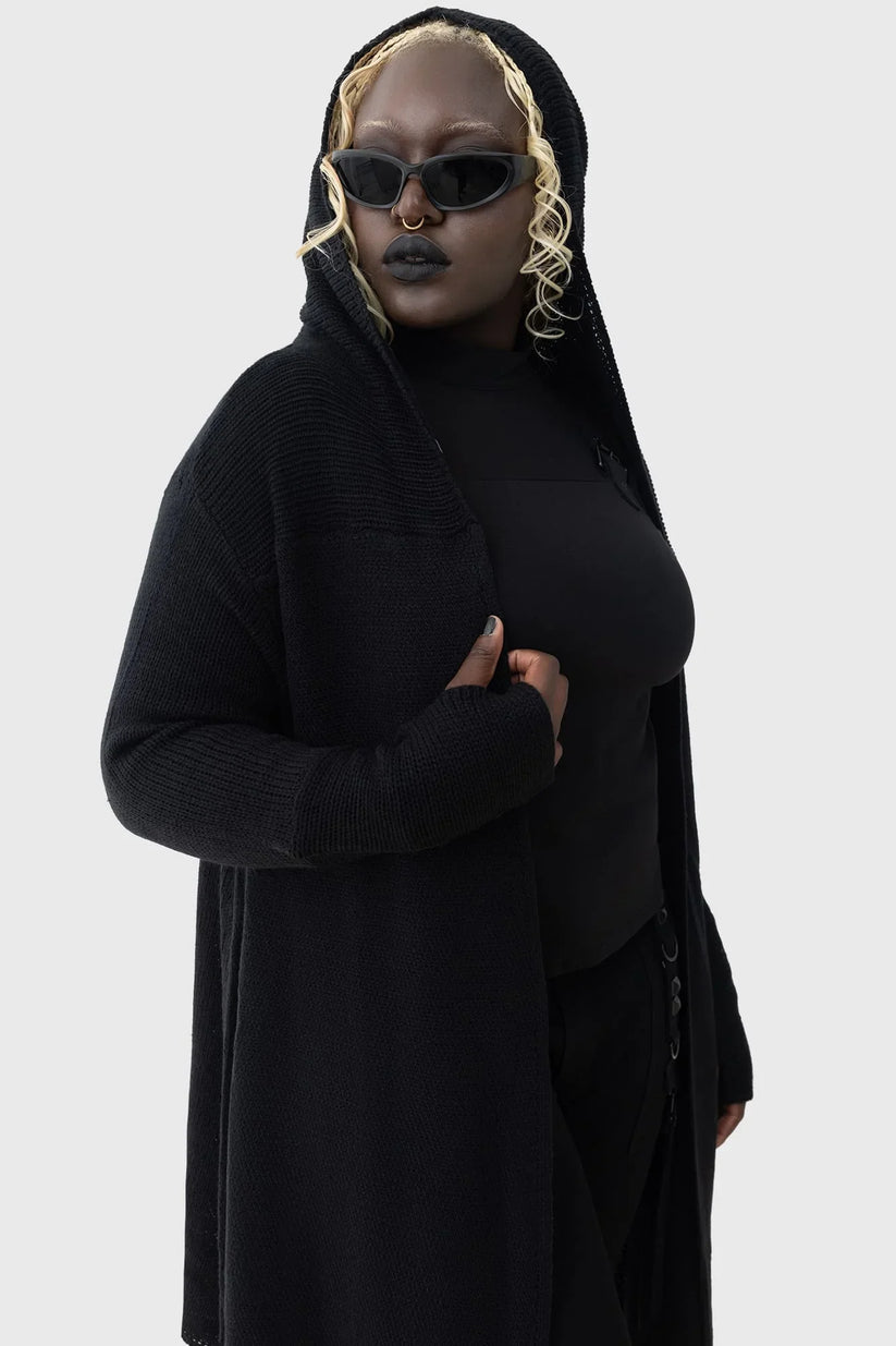 Killstar Women's Cardigan Last Quarter Hooded UK 8-22 - QHA UK