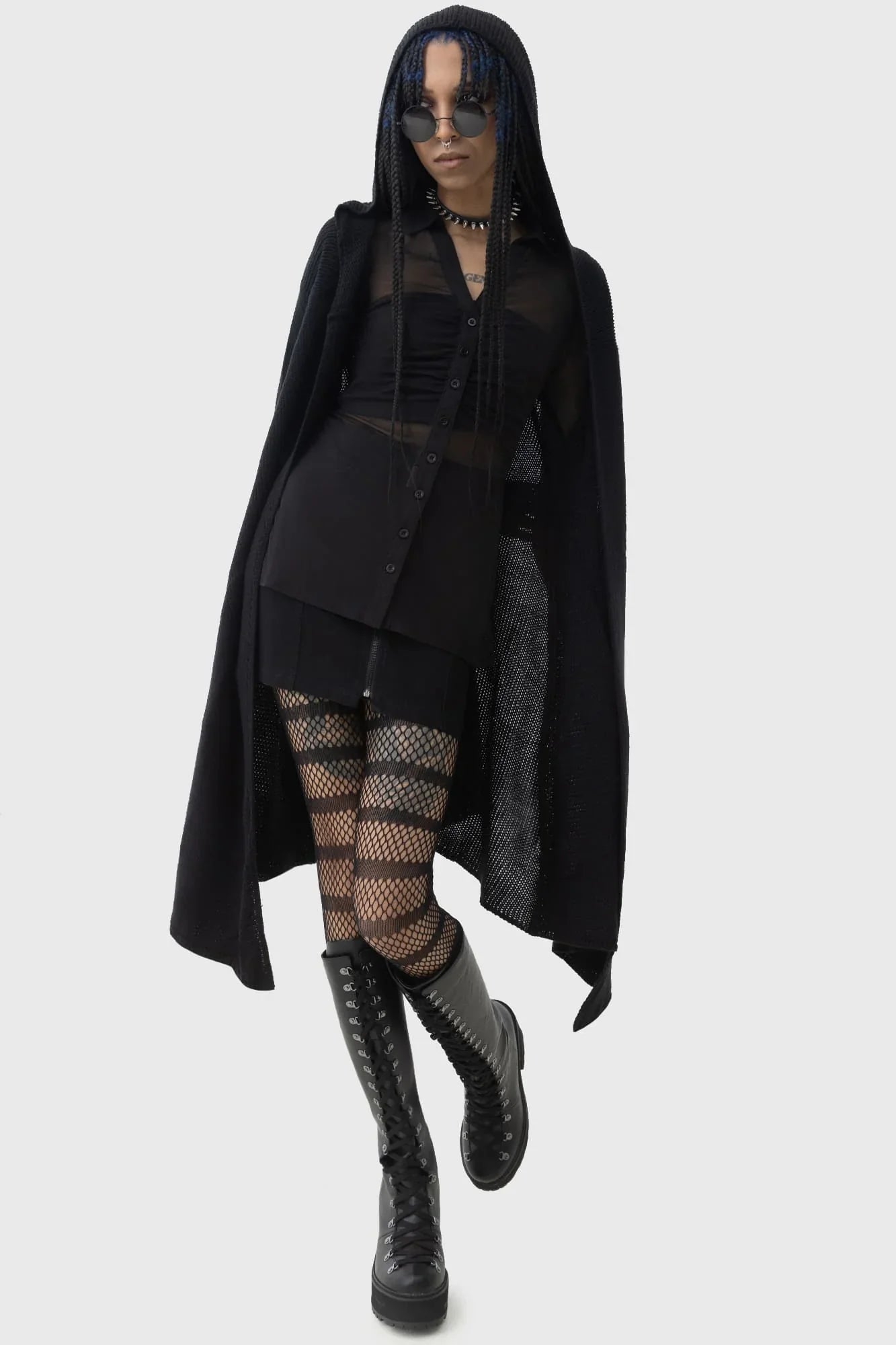 Killstar Women's Cardigan Last Quarter Hooded UK 8-22 - QHA UK
