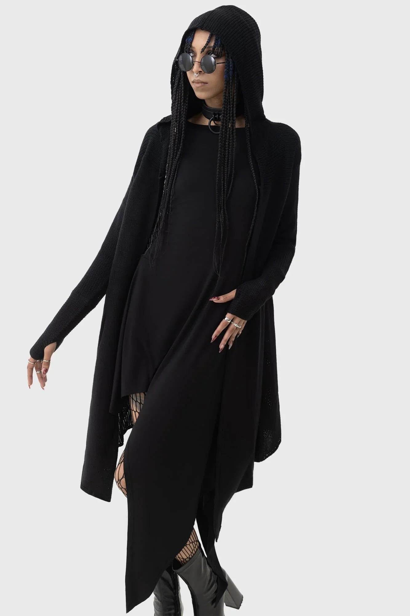 Killstar Women's Cardigan Last Quarter Hooded UK 8-22 - QHA UK