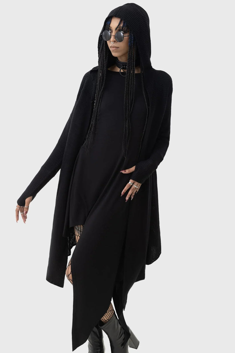 Killstar Women's Cardigan Last Quarter Hooded UK 8-22 - QHA UK
