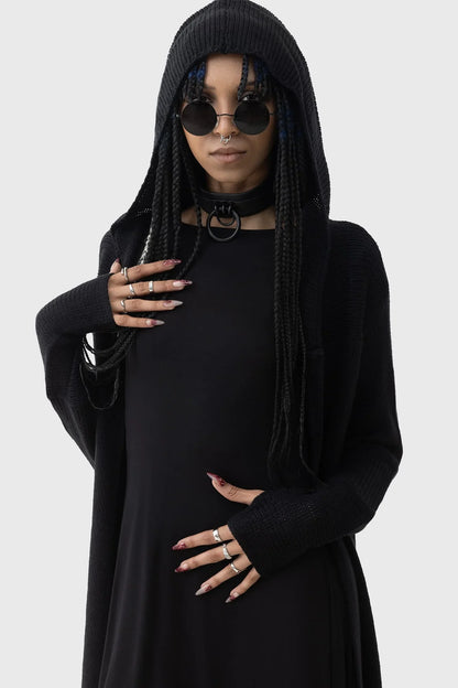 Killstar Women's Cardigan Last Quarter Hooded UK 8-22 - QHA UK