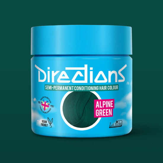 La Riche Directions Semi-Permanent Hair Dye Alpine Green Vegan 100ml - QHA UK