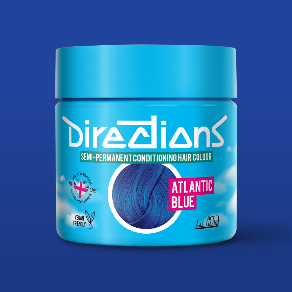 La Riche Directions Semi-Permanent Hair Dye Atlantic Blue 100ml - QHA UK