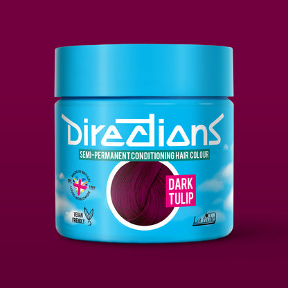 La Riche Directions Semi-Permanent Hair Dye Dark Tulip 100ml - QHA UK