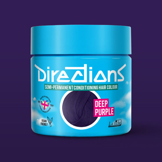 La Riche Directions Semi-Permanent Hair Dye Deep Purple 100ml - QHA UK