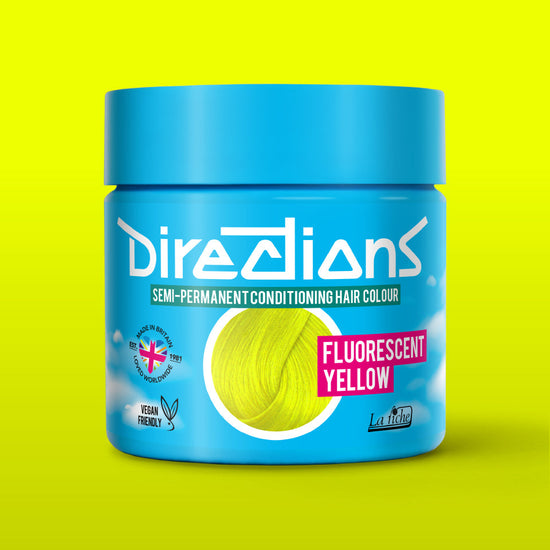La Riche Directions Semi-Permanent Hair Dye Fluorescent Yellow 100ml - QHA UK
