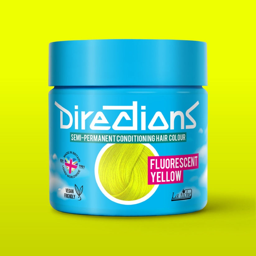 La Riche Directions Semi-Permanent Hair Dye Fluorescent Yellow 100ml - QHA UK