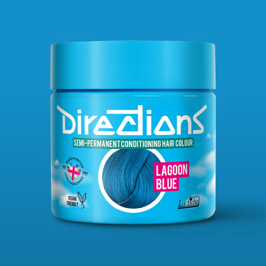 La Riche Directions Semi-Permanent Hair Dye Lagoon Blue 100ml - QHA UK