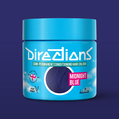 La Riche Directions Semi-Permanent Hair Dye Midnight Blue 100ml - QHA UK
