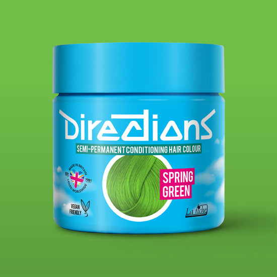 La Riche Directions Semi-Permanent Hair Dye Spring Green 100ml - QHA UK